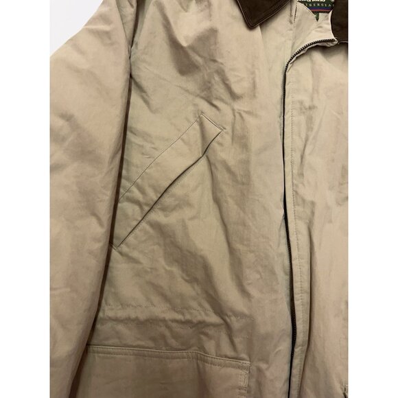 VTG 1996 Timberland Weathergear Wool Lined CHORE JACKET Waterproof Workwear Retr - Picture 4 of 16